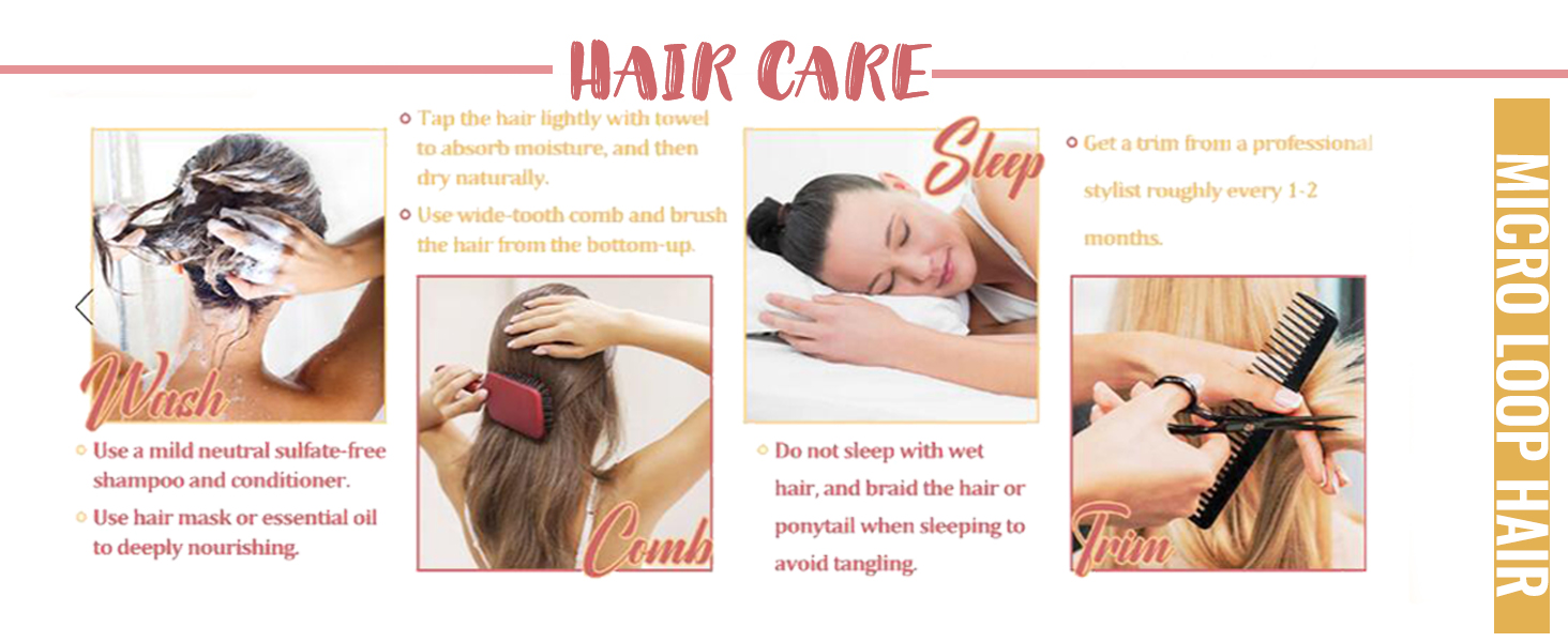 Micro Loop Hair Extensions