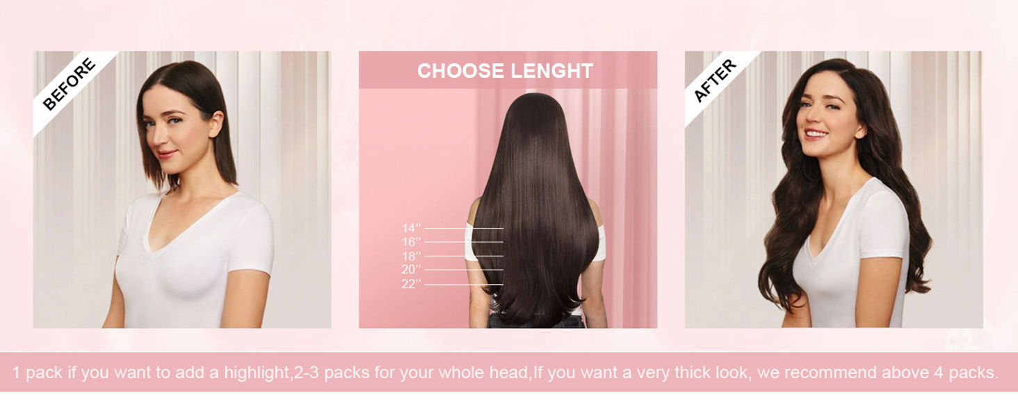 CHOOSE LENGHT&PACKS