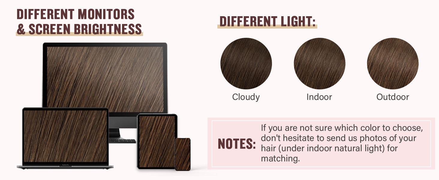 - Why Color Difference Exists? - Due to Different Monitors & Screen Brightness & Different Light.