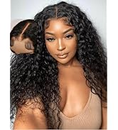 UNICE Curly Human Hair Wigs Water Wave 7x5 Lace Bye Bye Knots Glueless Wig Human Hair Pre Plucked...