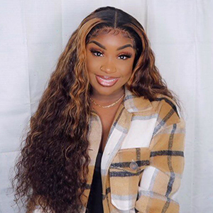 Brown Colored Lace Front Wig