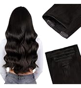 GOO GOO Invisi Edge Clip in Hair Extensions 20inch 150g 7Pcs Injected Seamless PU Clip in Hair Ex...