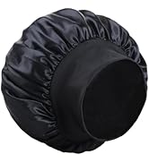 GOO GOO Satin Bonnet for Sleeping, Satin Bonnet for Women and Men, Soft Hair Bonnet with Wide Ela...