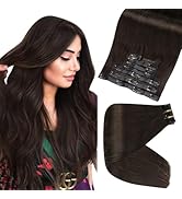 brown clip in hair extensions