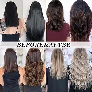 clip in hair extensions real human hair