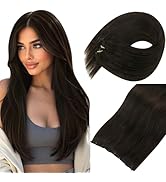 Sunny Hair Beaded Weft Human Hair Extensions Brown Micro Weft Hair Extensions Real Human Hair Dar...