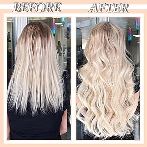 SEGO micro links hair extensions effect