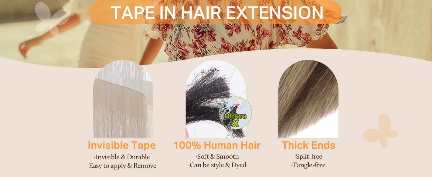 tape in hair