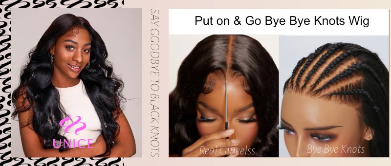UNicebody wave human hair lace front wigs human hair for black women