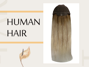 Half Wig Straight Hair
