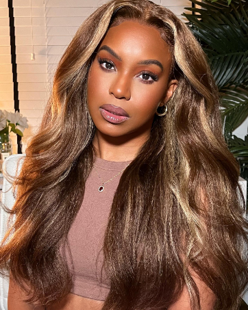 kinky straight human hair wig