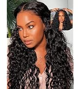 Julia Hair Water Wave 7x5 Bye Bye Knots Glueless Wig with Baby Hair HD Lace Pre Everything with D...