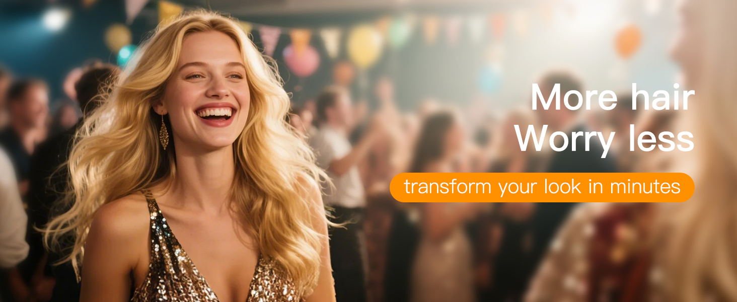 VINBAO Clip-In Hair Extensions