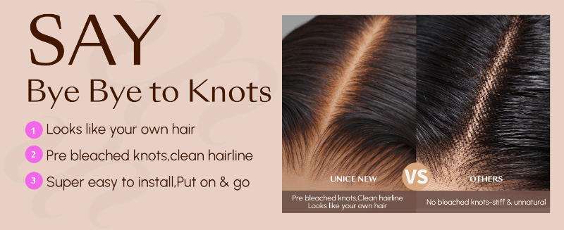 unice wear go body wave bye bye knots pre cut thin hd lace front wigs human hair for women glueless
