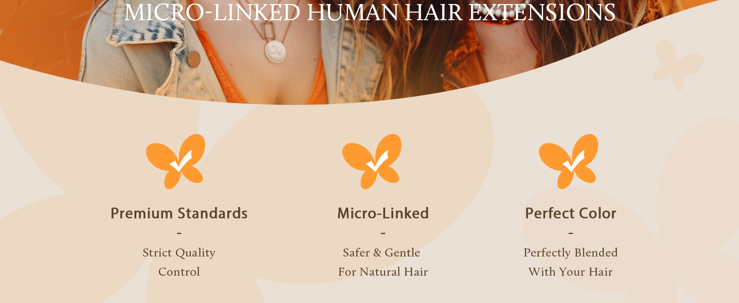 human hair extensions