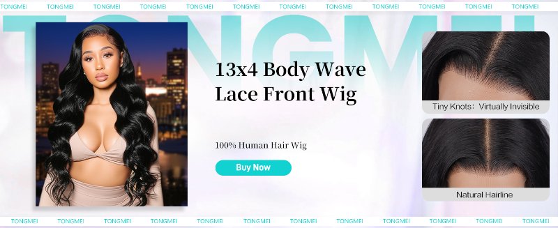 13x4 Body Wave Lace Front Wigs Human Hair Pre Plucked HD Transparent Lace Frontal Wig