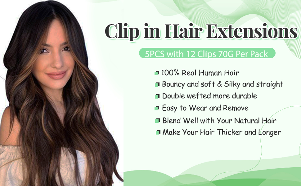 clip in hair extensions real human hair clip ins remy seamless extension natural black blonde
