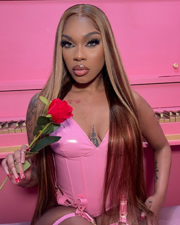highlight lace front wig human hair
