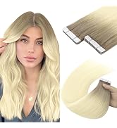 YoungSee Inject Tape in Extensions Human Hair Ombre Invisible Tape in Hair Extensions Human Hair ...