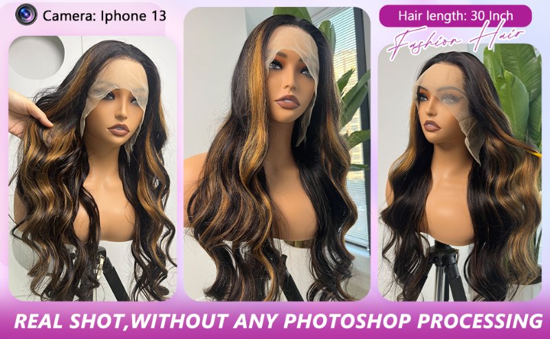 Ombre Human hair lace wig