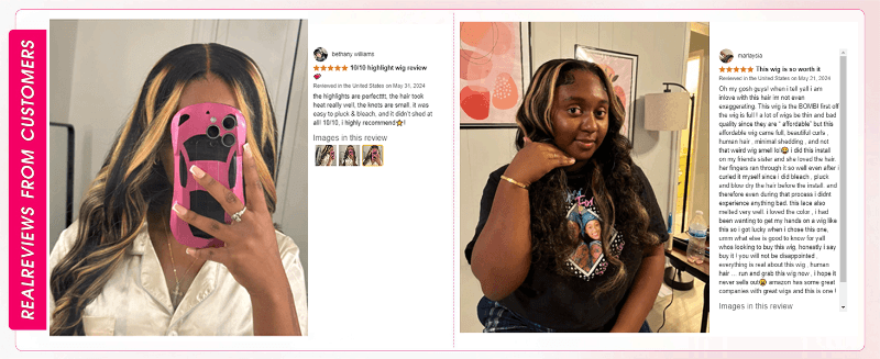 balayage wig review