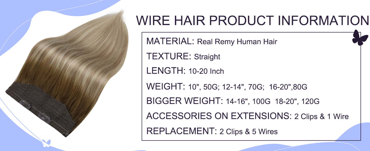 wire hair extensions invisible wire hair extensions real human hair natural hair extensions