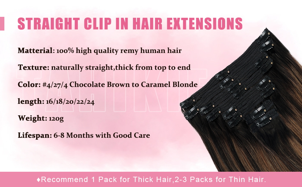 real hair extensions clip in human hair 