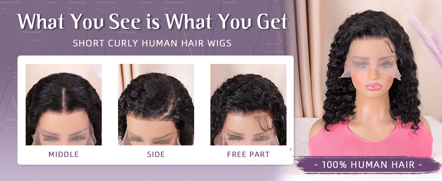 curly wigs human hair