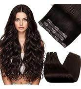 Sunny Hair Clip in Hair Extensions Straight Human Hair Clip in Extensions Remy Clip in Hair Exten...