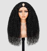 v deep curly