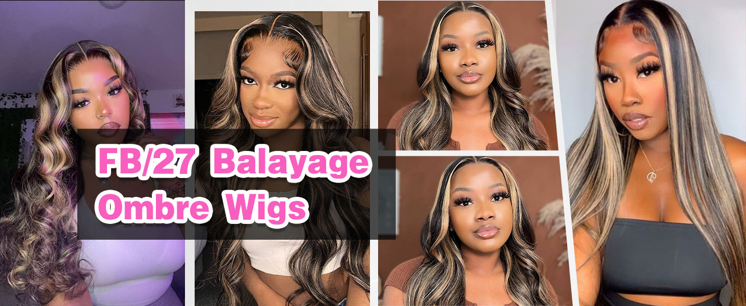 ombre lace front wigs human hair