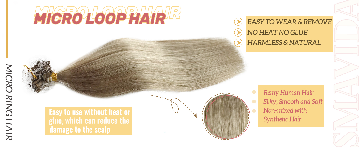 Micro Loop Hair Extensions