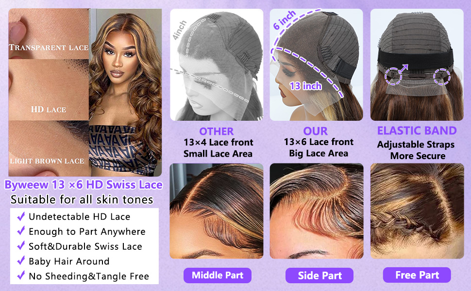 13x6 hd lace front wigs human hair