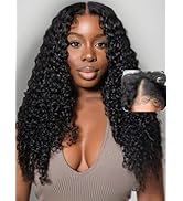 Julia Hair EasiContour 12A V Part Jerry Curly Glueless Wigs Human Hair Clip in Half Wig No Leave ...