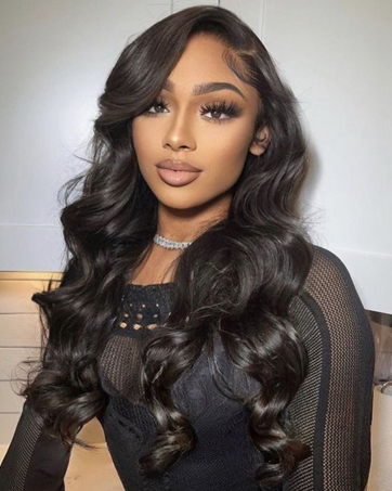 body wave lace front wigs