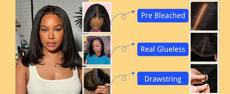 short yaki straight bob wig