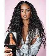 Nadula Bye Bye Knots No Slip Wig Water Wave Glueless Drawstring Wig Human Hair with Flexible Mesh...