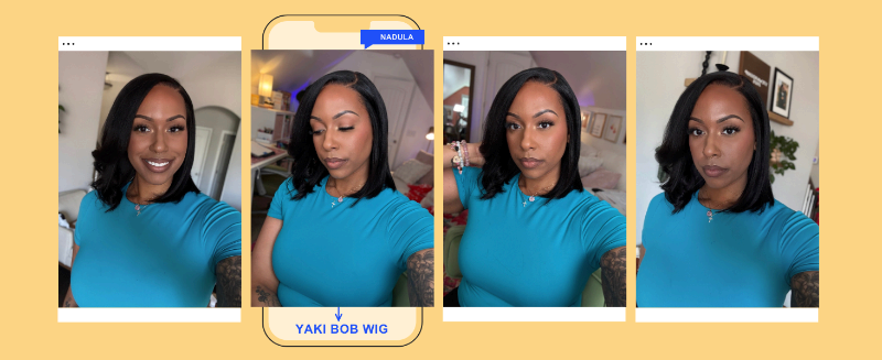 yaki straight bob wigs