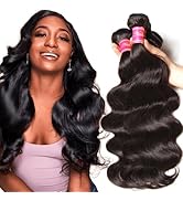 Nadula Hair 12A Brazilian Body Wave Virgin Human Hair 3 Bundles 16 18 20, 100% Unprocessed Brazil...