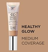 IT Cosmetics CC+ Nude Glow Lightweight Foundation + Glow Serum with SPF 40 - With Niacinamide, Hy...
