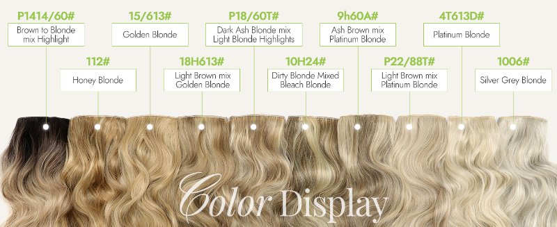 blonde extensions