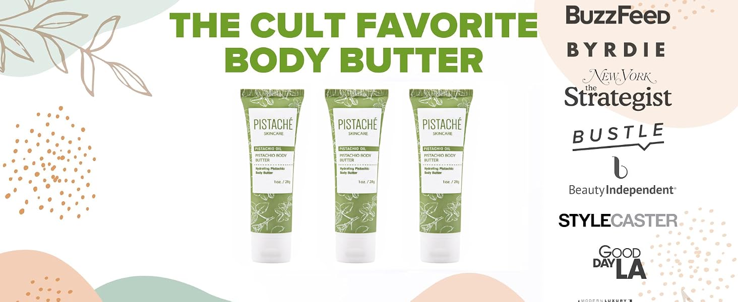 Travel-Size Version of Our Best-Selling Pistachio Oil Whipped Body Butter