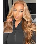 UNICE Bye Bye Knots Wig Body Wave 7x5 Invisible Knots Lace Front Wigs Human Hair Honey Blonde Hig...