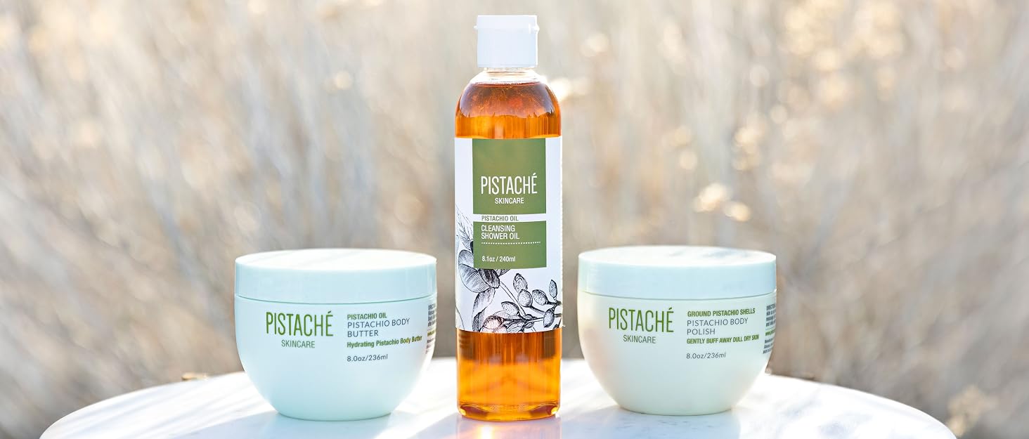Pistache Skincare Products
