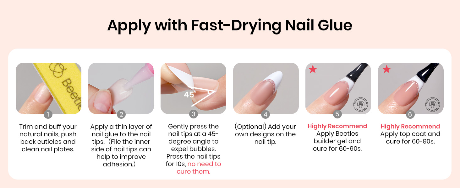 beetles ombre tips