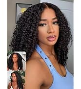 Nadula Bye Bye Knots Glueless Spiral Curly Wig with Finger Coil Ends, Pre Cut 7x5 HD Lace Front W...