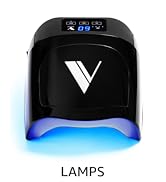 V Beauty Cordless UV Nail Lamp (Black) - 36W Portable UV Light for Gel Nails with Multiple Timer ...