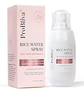ProBliva Rice Water Hair Growth Spray for Women, Biotin, Caffeine, Rosemary Oil, Castor Oil - Hai...