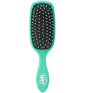 Wet Brush Shine Enhancer, Aqua, Natural Boar Bristles with Ultra-Soft IntelliFlex Technology, Lea...
