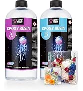 LET'S RESIN 1/2 Gallon Casting Epoxy Resin,Bubble Free & Crystal Clear Epoxy Resin Kit,2 Part Res...